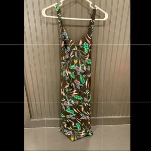 New with tags! Small Target tropical dress with asymmetrical hem.